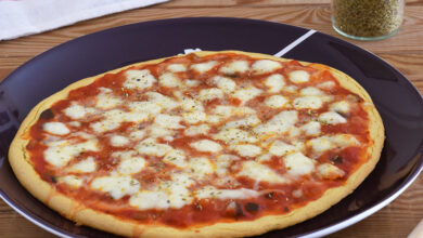 Photo of Pizza saludable y deliciosa con harina de garbanzos: receta fácil de cocina vegan-friendly